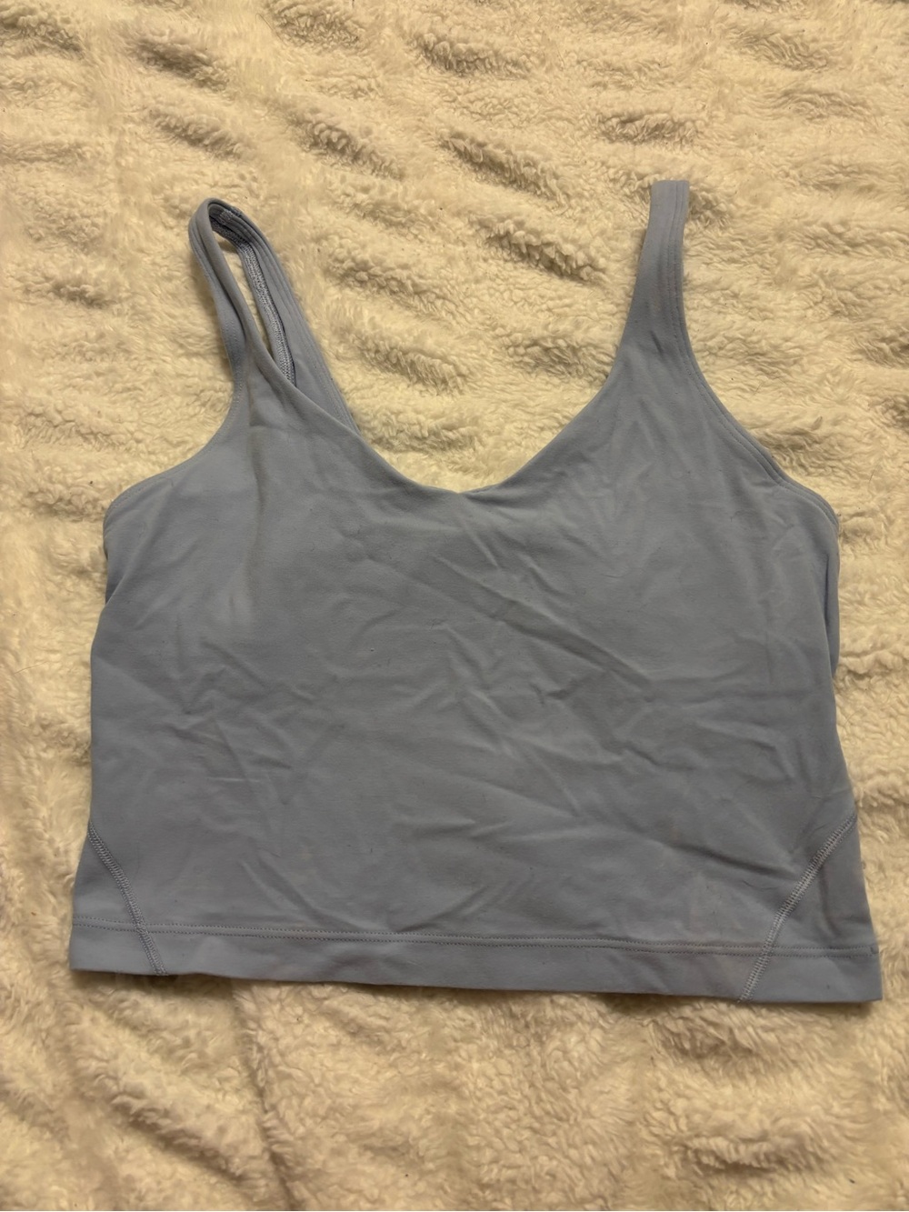 Light Blue Lululemon tank top